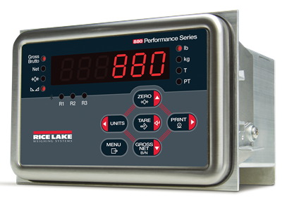 Rice Lake 880 Panel Mount Performance™ Series Programmable Indicator